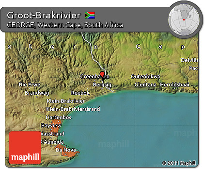 Satellite Map of Groot-Brakrivier