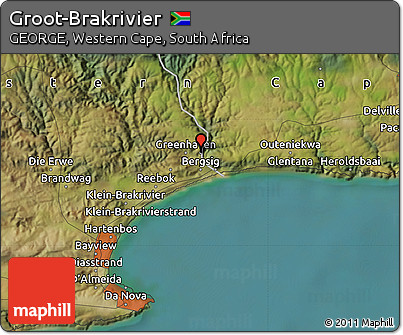 Satellite Map of Groot-Brakrivier
