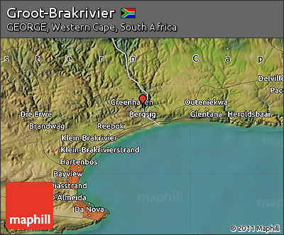 Satellite Map of Groot-Brakrivier