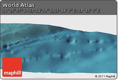Satellite Panoramic Map of the Area around 34° 10' 16" S, 27° 16' 29" E