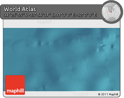 Satellite 3D Map of the Area around 34° 10' 16" S, 31° 31' 29" E