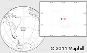 Blank Location Map of the area around 34° 10' 16" S, 32° 13' 30" W