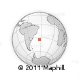 Outline Map of the Area around 34° 10' 16" S, 33° 55' 29" W, rectangular outline