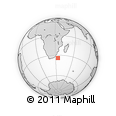 Outline Map of the Area around 34° 10' 16" S, 34° 4' 30" E, rectangular outline