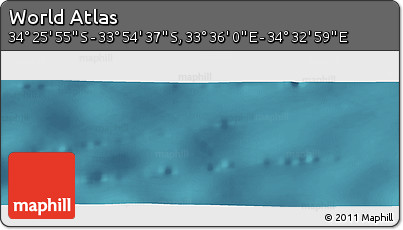 Satellite Panoramic Map of the Area around 34° 10' 16" S, 34° 4' 30" E