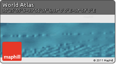 Satellite Panoramic Map of the Area around 34° 10' 16" S, 37° 28' 30" E