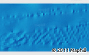 Physical 3D Map of the area around 34° 10' 16" S, 38° 19' 30" E