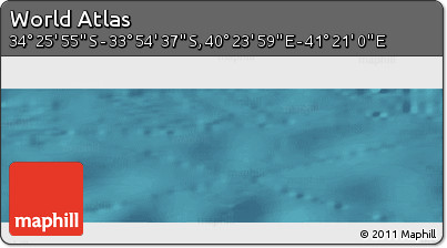 Satellite Panoramic Map of the Area around 34° 10' 16" S, 40° 52' 30" E