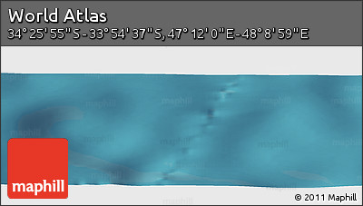 Satellite Panoramic Map of the Area around 34° 10' 16" S, 47° 40' 29" E