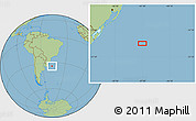 Savanna Style Location Map of the area around 34° 10' 16" S, 47° 31' 29" W