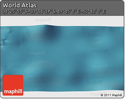 Satellite 3D Map of the Area around 34° 10' 16" S, 50° 13' 30" E