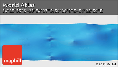 Physical Panoramic Map of the Area around 34° 10' 16" S, 51° 4' 30" E