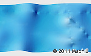 Physical 3D Map of the area around 34° 10' 16" S, 53° 37' 30" E