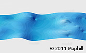 Political Panoramic Map of the area around 34° 10' 16" S, 53° 37' 30" E