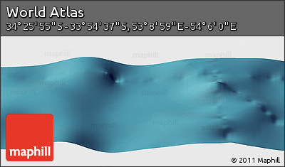 Satellite Panoramic Map of the Area around 34° 10' 16" S, 53° 37' 30" E