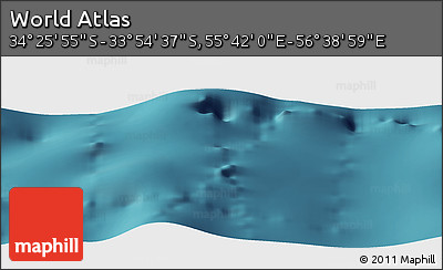 Satellite Panoramic Map of the Area around 34° 10' 16" S, 56° 10' 29" E