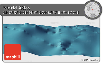 Satellite Panoramic Map of the Area around 34° 10' 16" S, 57° 1' 29" E