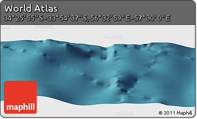 Satellite Panoramic Map of the Area around 34° 10' 16" S, 57° 1' 29" E