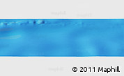 Shaded Relief Panoramic Map of the area around 34° 10' 16" S, 5° 52' 30" W