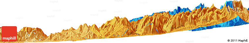 Political Horizon Map of El Cajón