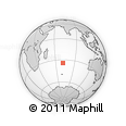 Outline Map of the Area around 34° 10' 16" S, 71° 28' 29" E, rectangular outline