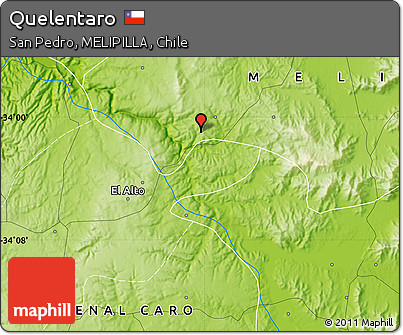 Physical Map of Quelentaro