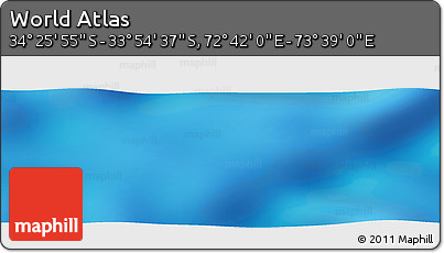 Physical Panoramic Map of the Area around 34° 10' 16" S, 73° 10' 30" E