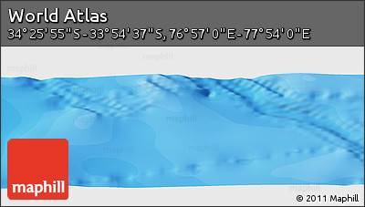 Political Panoramic Map of the Area around 34° 10' 16" S, 77° 25' 30" E