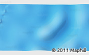 Physical 3D Map of the area around 34° 10' 16" S, 79° 58' 29" E