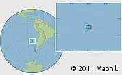 Savanna Style Location Map of the area around 34° 10' 16" S, 81° 31' 30" W