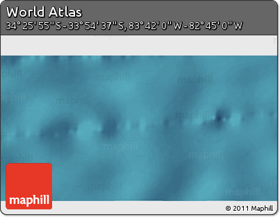 Satellite 3D Map of the Area around 34° 10' 16" S, 83° 13' 29" W