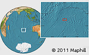 Satellite Location Map of the area around 34° 10' 16" S, 89° 19' 29" E