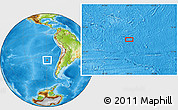 Physical Location Map of the area around 34° 10' 16" S, 89° 10' 30" W