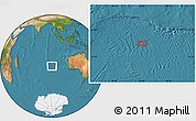 Satellite Location Map of the area around 34° 10' 16" S, 93° 34' 29" E