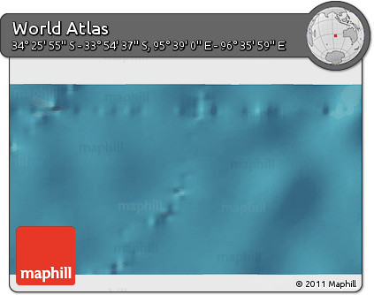 Satellite 3D Map of the Area around 34° 10' 16" S, 96° 7' 30" E