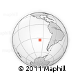 Outline Map of the Area around 34° 10' 16" S, 97° 40' 30" W, rectangular outline