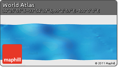 Physical Panoramic Map of the Area around 34° 10' 16" S, 99° 31' 30" E