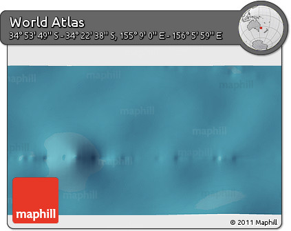 Satellite 3D Map of the Area around 34° 38' 13" S, 155° 37' 30" E