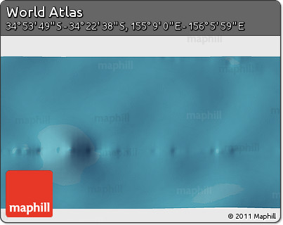 Satellite 3D Map of the Area around 34° 38' 13" S, 155° 37' 30" E