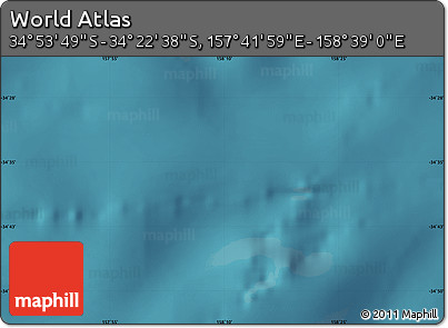 Satellite Map of the Area around 34° 38' 13" S, 158° 10' 30" E