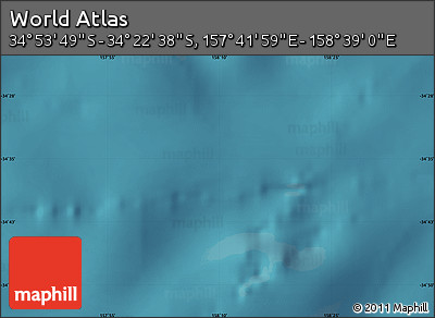 Satellite Map of the Area around 34° 38' 13" S, 158° 10' 30" E