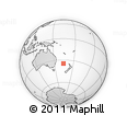 Outline Map of the Area around 34° 38' 13" S, 164° 7' 30" E, rectangular outline