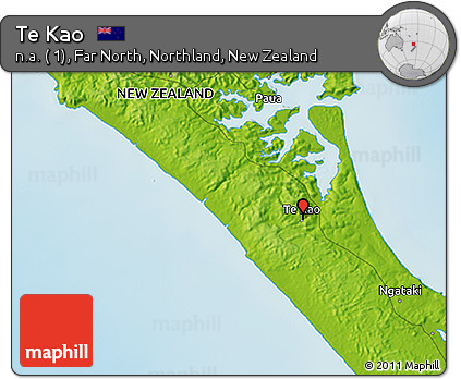 Physical 3D Map of Te Kao