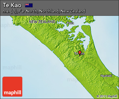 Physical 3D Map of Te Kao