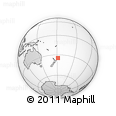 Outline Map of the Area around 34° 38' 13" S, 178° 25' 30" W, rectangular outline