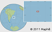 Savanna Style Location Map of the area around 34° 38' 13" S, 41° 34' 30" W
