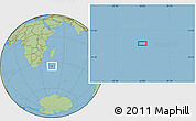 Savanna Style Location Map of the area around 34° 38' 13" S, 45° 58' 30" E