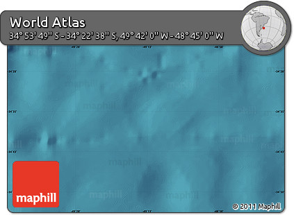 Satellite Map of the Area around 34° 38' 13" S, 49° 13' 30" W