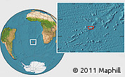 Satellite Location Map of the area around 34° 38' 13" S, 4° 10' 30" W