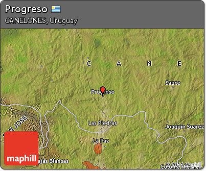 Satellite Map of Progreso